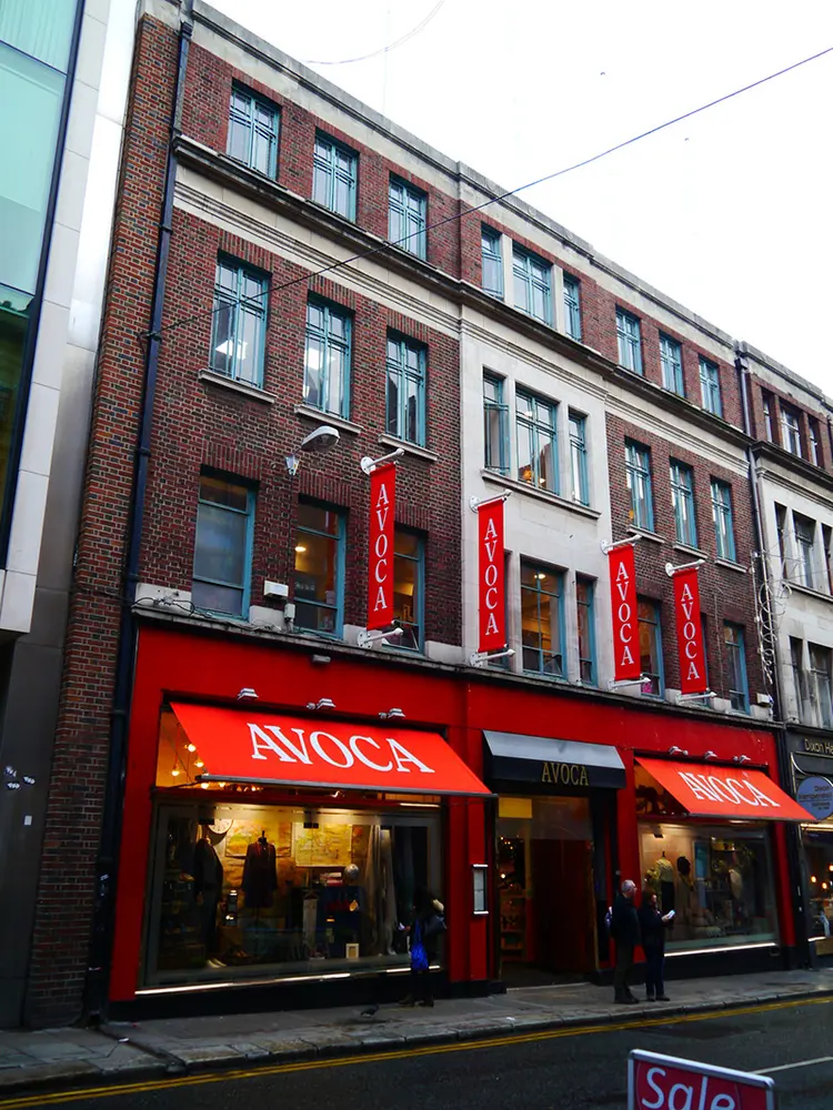 Foto perwakilan shop/retail outlet, Nov-13, Suffolk Street · NIAH 50910175, Dublin 2, pada rekaman NIAH 50910175.