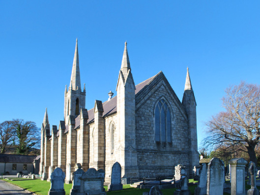 Foto perwakilan Saint Tiernan's Church (Kiltiernan), Kiltiernan latterly Kilternan, pada rekaman NIAH 60260011.